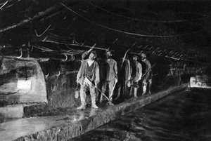 Rioolreinigers in het Hoofdriolering, Parijs, 1931