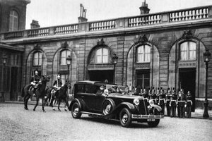 De president van de republiek vertrekt, Parijs, 1931