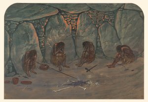 Prehistorische scène, 1871