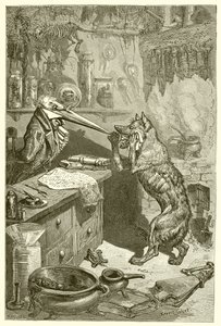 De wolf en de kraanvogel