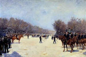 De begrafenis van de Franse president Mac Mahon 22/10/1893