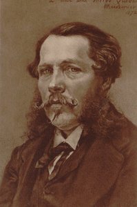 Portret van pianist en componist Alfred Quidant 1815-1893, 1872 door Jean Louis Ernest Meissonier