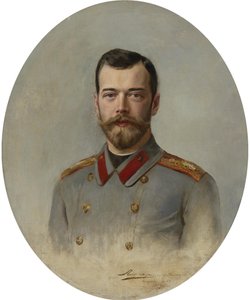 Portret van keizer Nicolaas II 1868-1918, 1897