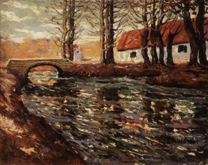 Rivierlandschap, ca. 1920