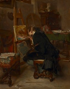 Een Schilder, 1855 door Jean Louis Ernest Meissonier