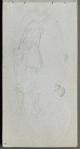 Schetsboek, pagina 05: Figurenstudie