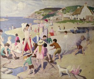 Strandscène, ca. 1925