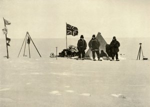 Het kerstkamp op het plateau, december 1908, 1909