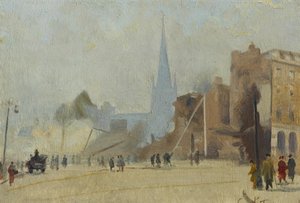 Broadgate Coventry na de aanval, november 1940, 1940-44