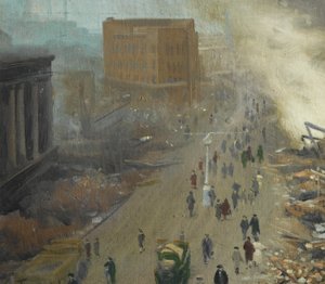 De Nieuwe Orde in Europa, Gebombardeerd Coventry November 1940 door Ernest Townsend