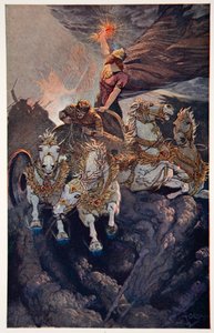 Merodach vertrekt om Tiamat aan te vallen, 1915