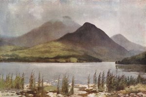 Bassenthwaite Meer en Skiddaw door Ernest William Haslehust