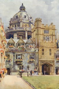 Brasenose College en Radcliffe Library Rotunda