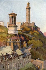 Calton Hill (kleur litho)