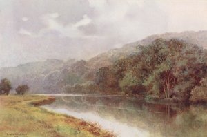 Rivier de Theems: Cliveden Woods door Ernest William Haslehust