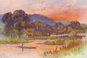 Rivier de Theems: Streatley door Ernest William Haslehust