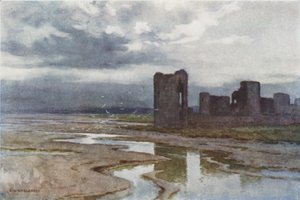 Sands of Dee, Flint Castle door Ernest William Haslehust