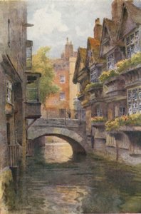 De Canterbury wevers (kleur litho) door Ernest William Haslehust