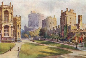 De Benedenhof, Windsor Kasteel door Ernest William Haslehust