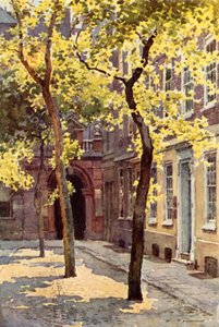 Wardrobe Place, Blackfriars door Ernest William Haslehust