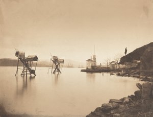 Visserijen bij Kiretch-Bournou (Bosporus, Europa)
