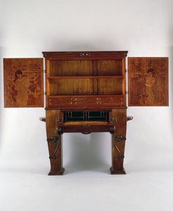 Secretaire schrijftafel