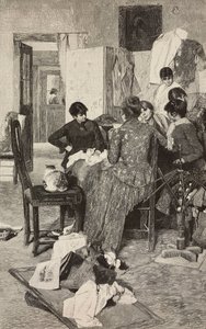 El me dise la so rossa, vrouw die brief leest door Ernesto Mancastroppa