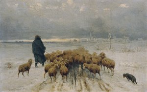 Terugkerende schapenherder