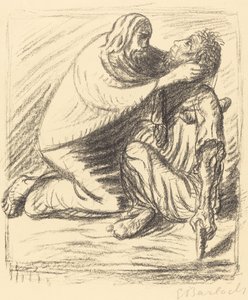 Zalig zijn de barmhartigen door Ernst Barlach