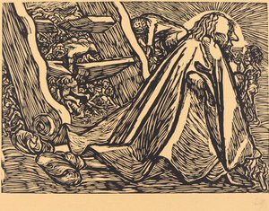 De goddelijke bedelaar, 1921 door Ernst Barlach