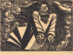 De Eerste Dag, 1920 door Ernst Barlach