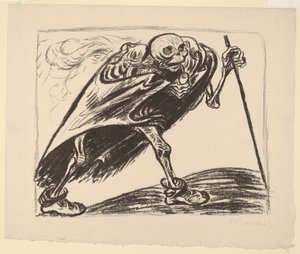Zwerfdood door Ernst Barlach