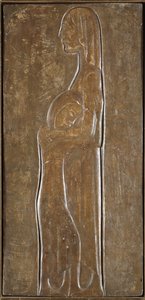 Weduwe en Dochter: Studie voor Monument voor de Doden van de Eerste Wereldoorlog door Ernst Barlach