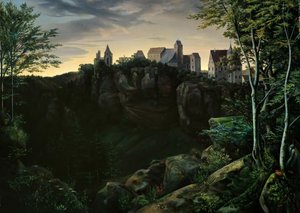 Kasteel Hohnstein in Saksisch Zwitserland