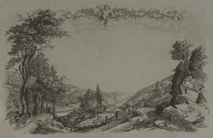 Zes gezichten op kasteel Heidelberg door Ernst Fries