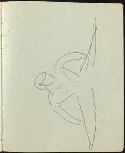 Dansers en artiesten, pagina uit een schetsboek, ca. 1911
