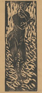 Naakt met Sieraden, 1906 door Ernst Ludwig Kirchner