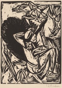 De meeuwenjager door Ernst Ludwig Kirchner