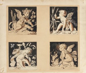 Seizoenen door Ernst Klimt