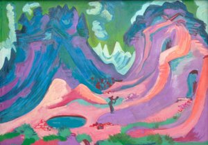 Amselfluh door Ernst Ludwig Kirchner
