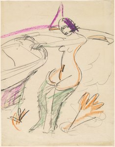 Bader door Ernst Ludwig Kirchner