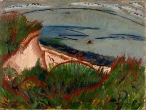 Kustlandschap op Fehmarn door Ernst Ludwig Kirchner