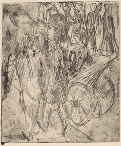 Koppel voor een Koets door Ernst Ludwig Kirchner