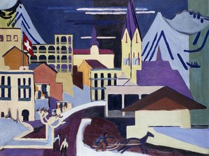 Davos-Platz Treinstation, 1931
