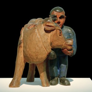 E.L.Kirchner, Boer met Koe