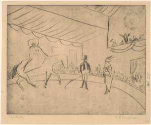 Hippodroom door Ernst Ludwig Kirchner