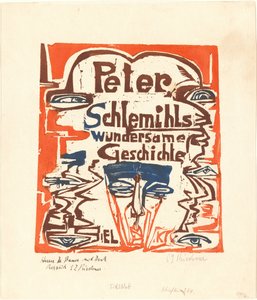 Peter Schlemihls wonderbaarlijke verhaal (Titelpagina) door Ernst Ludwig Kirchner