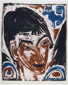 Portret van Otto Mueller door Ernst Ludwig Kirchner