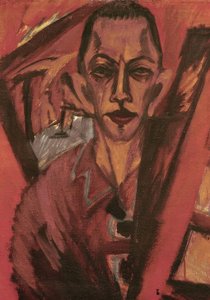 Zelfportret door Ernst Ludwig Kirchner