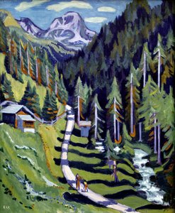 Sertigdal. 1937. (olieverf op doek)